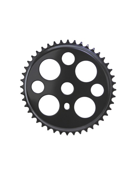 Lucky 7 Steel Chainring 1/2 X 1/8 44t Black.